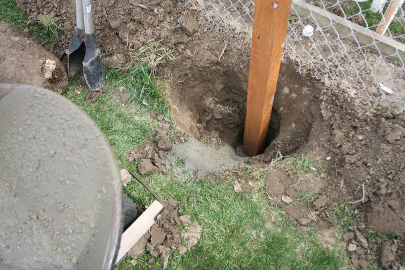Post Hole Installation